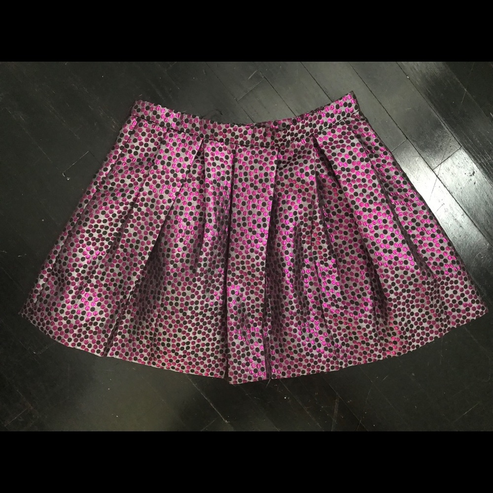 Cute purple polkadot skirt