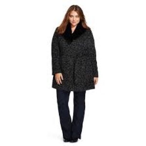 NWT PLUS SIZE AVA VIV Animal Print Trench 🧥