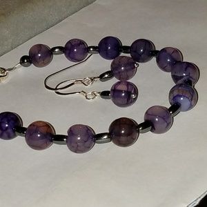 Bracelets earing set