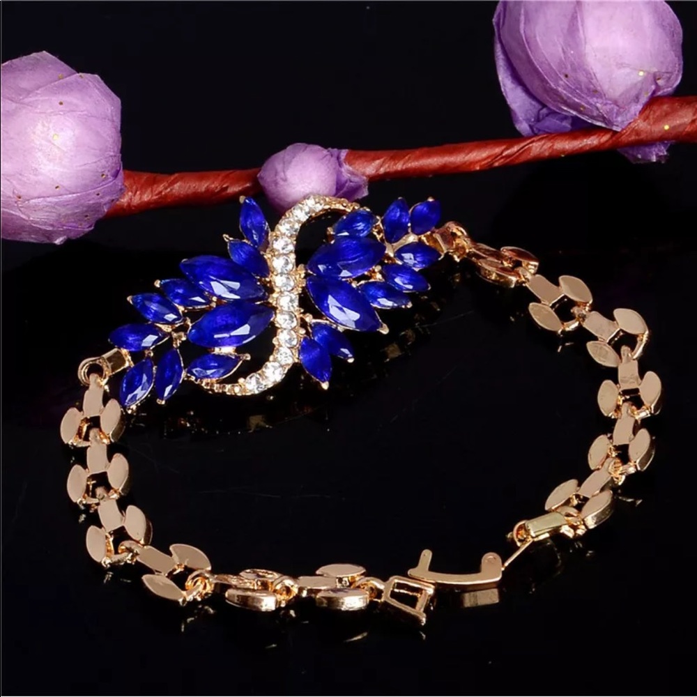 ⬇️$55 new Austrian crystal gemstone bracelet - Picture 3 of 8