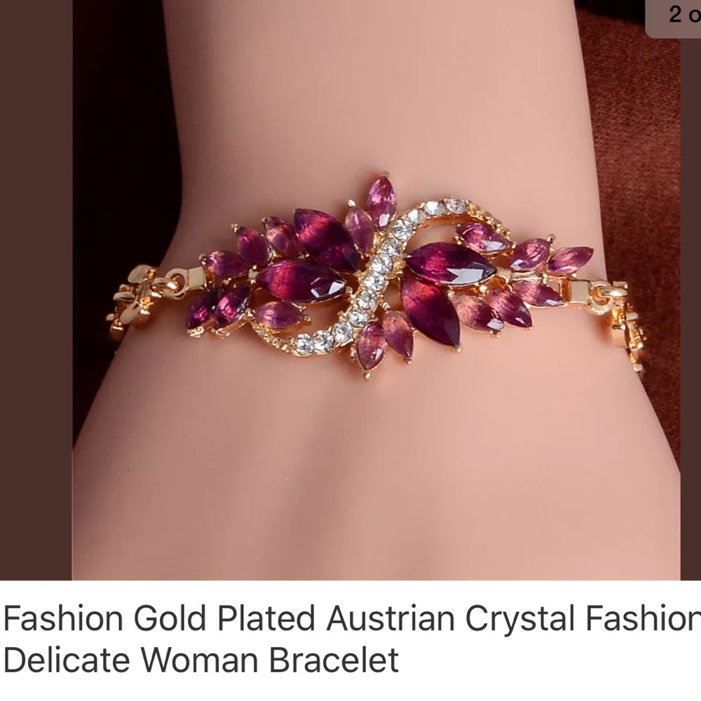 ⬇️$55 new Austrian crystal gemstone bracelet - Picture 8 of 8