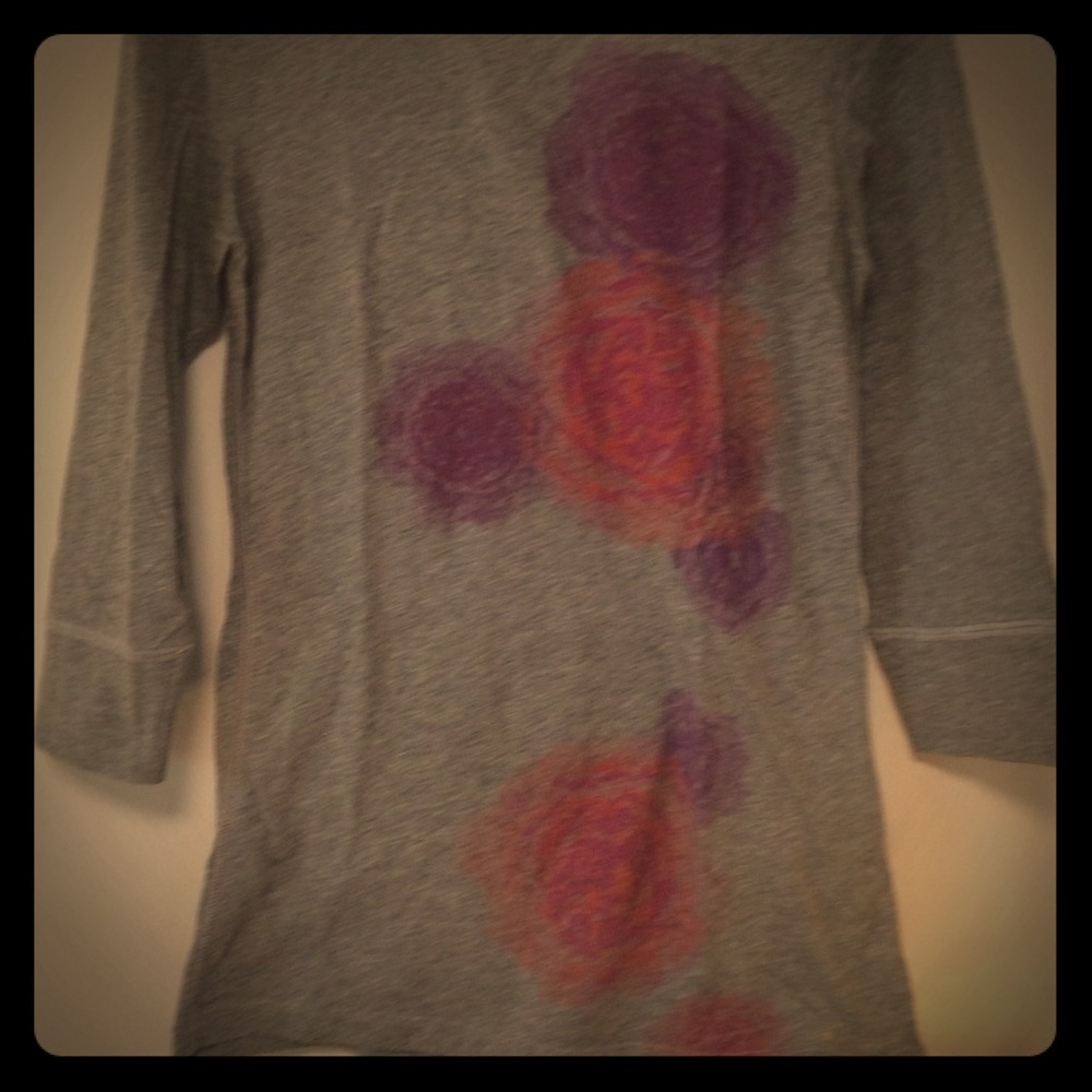 American eagle 3/4 length t shirt