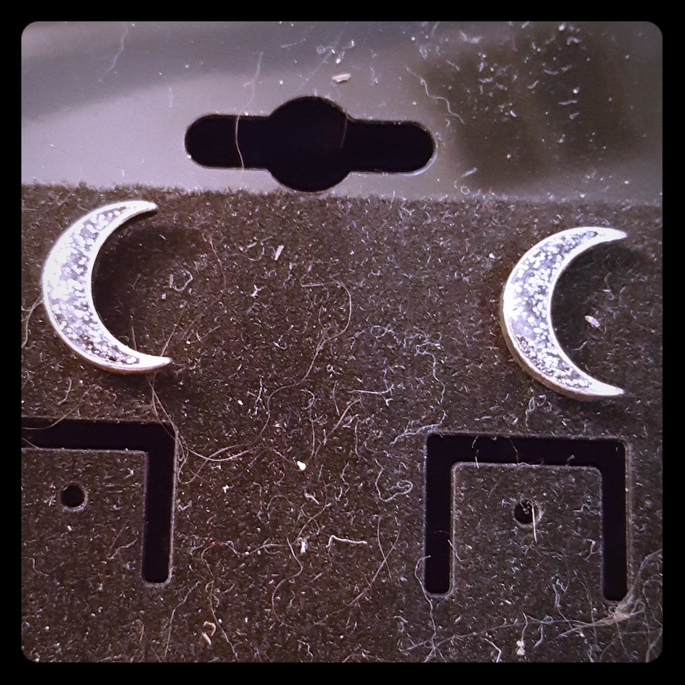 Crescent moon earrings