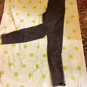 NWOT joe jeans jeggings black stone washed L