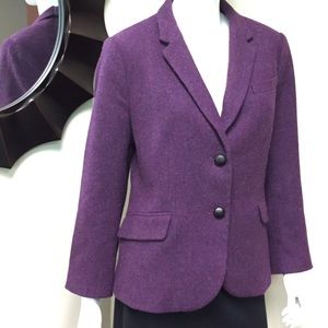 Talbots tweed blazer