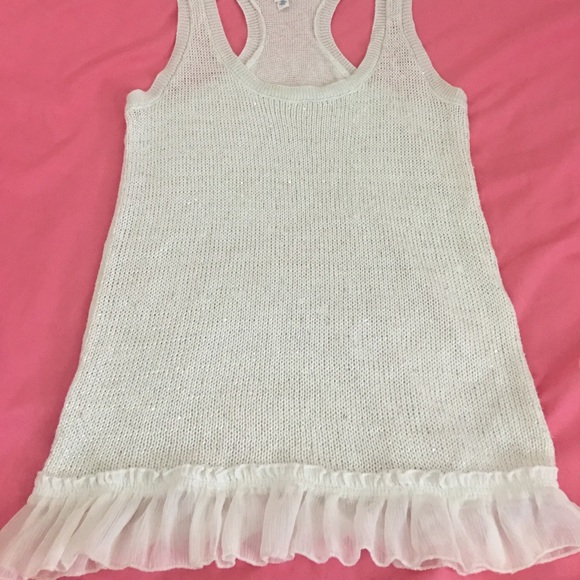 White sweater like top that sparkles! - Picture 2 of 3