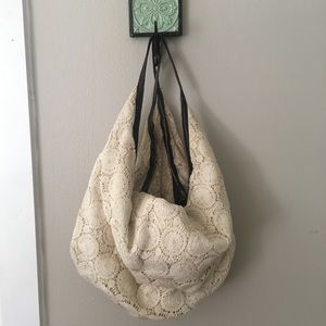 Antique style lace purse