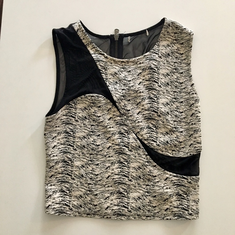 Urban outfitters mesh crop top
