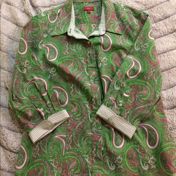 Talbot's Ladies Petite Button-up - Picture 1 of 2