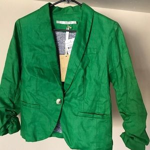 Women’s green blazer