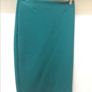 Above knee pencil skirt