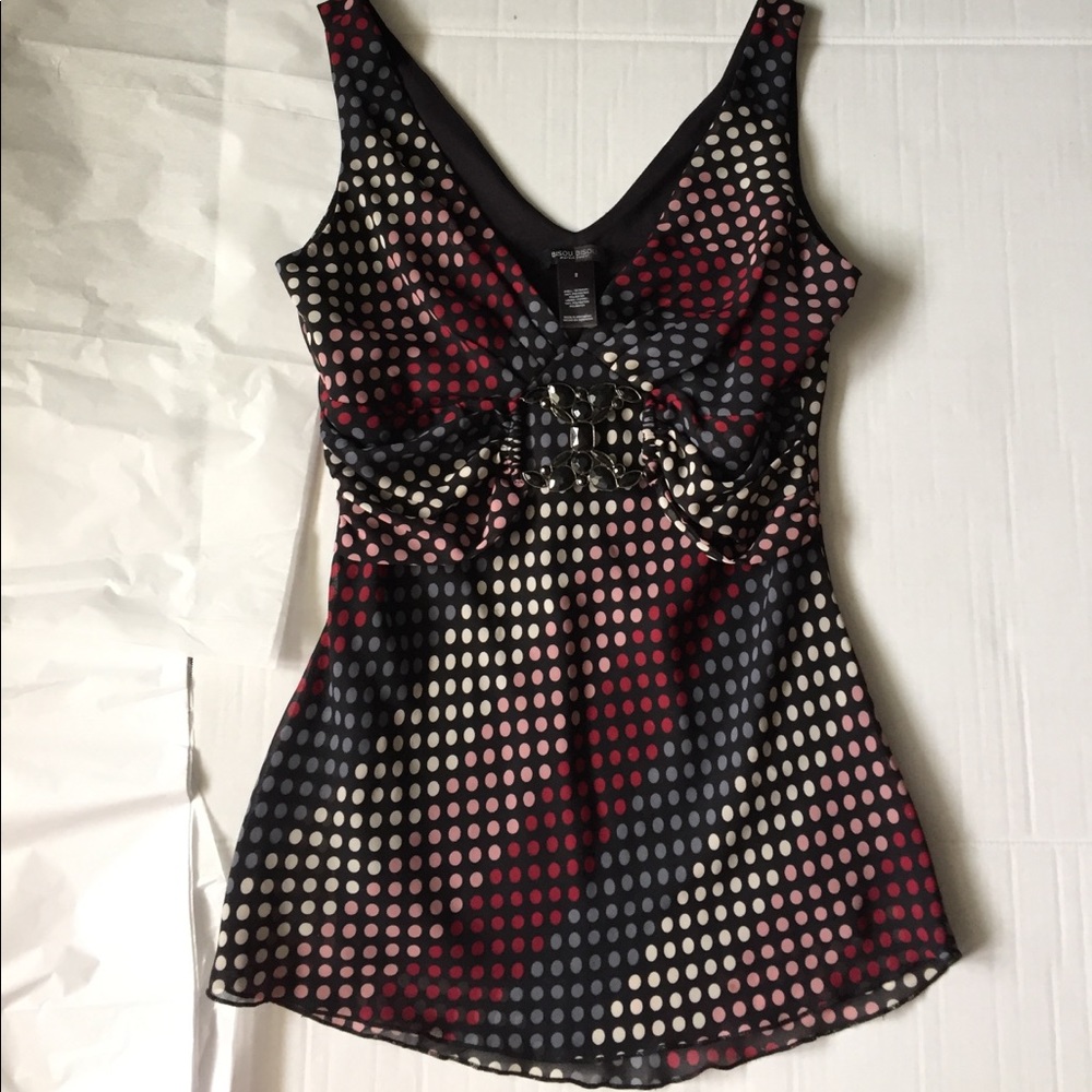 Bisou Bisou Dot Tank top!