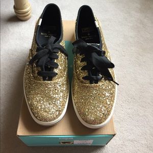 Kate spade glitter keds