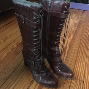 Lace-up Nine West boots