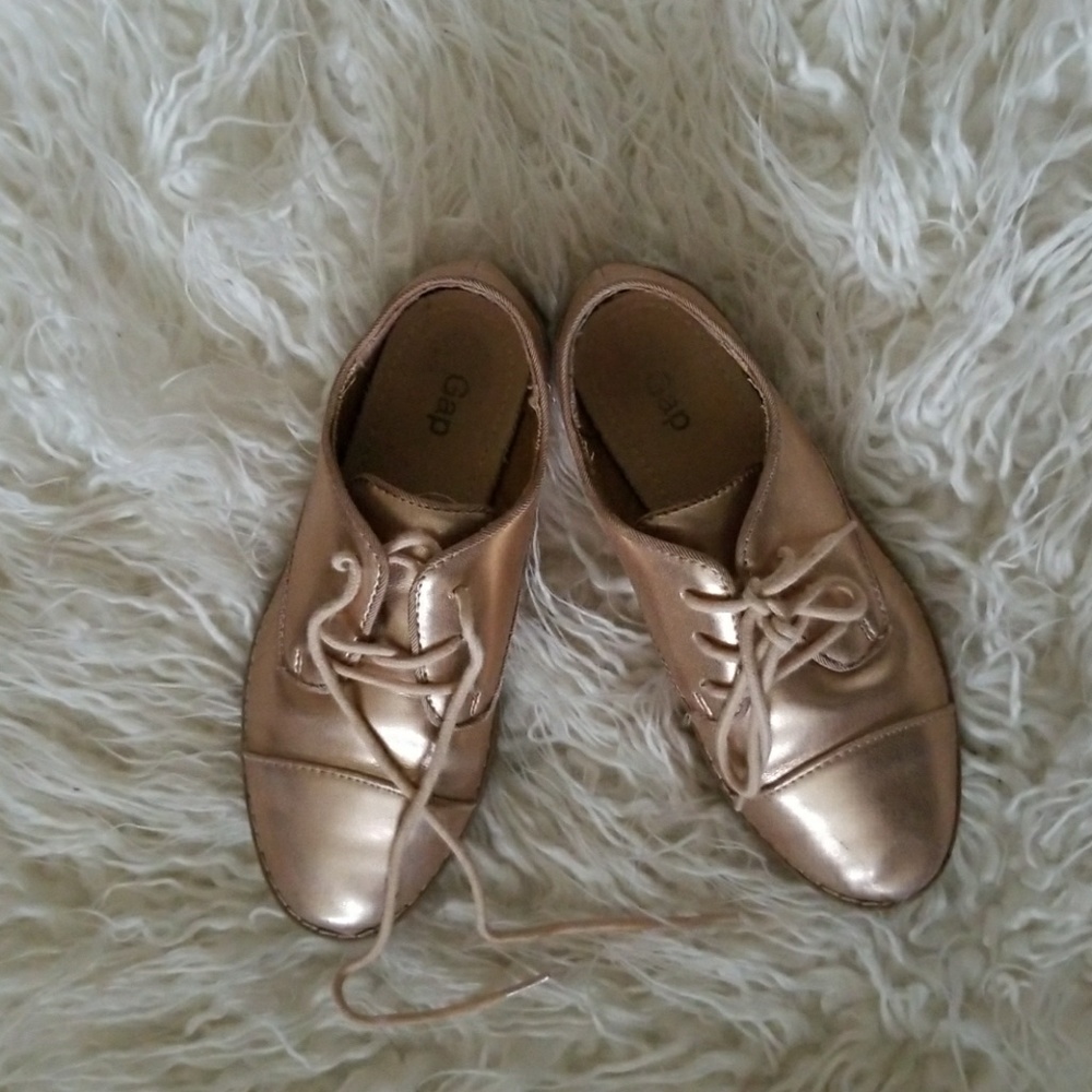 Metallic Oxford Shoes