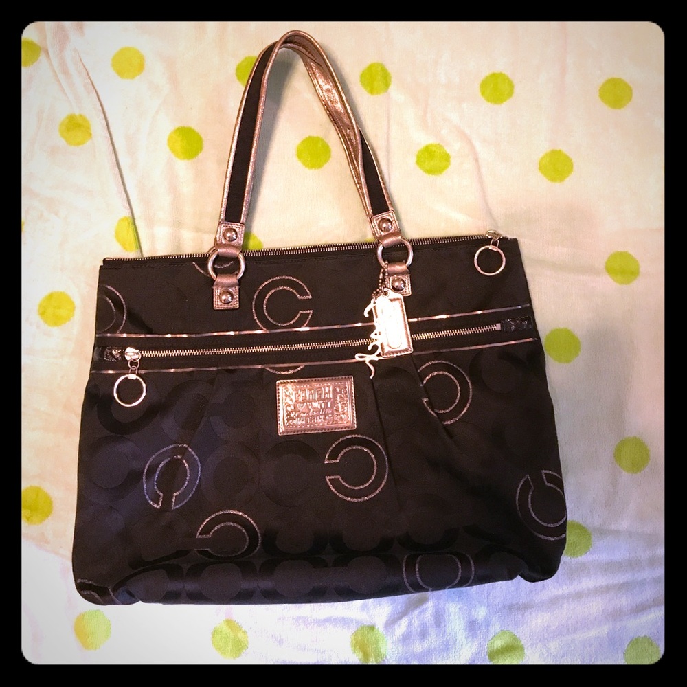 Coach poppy bag black