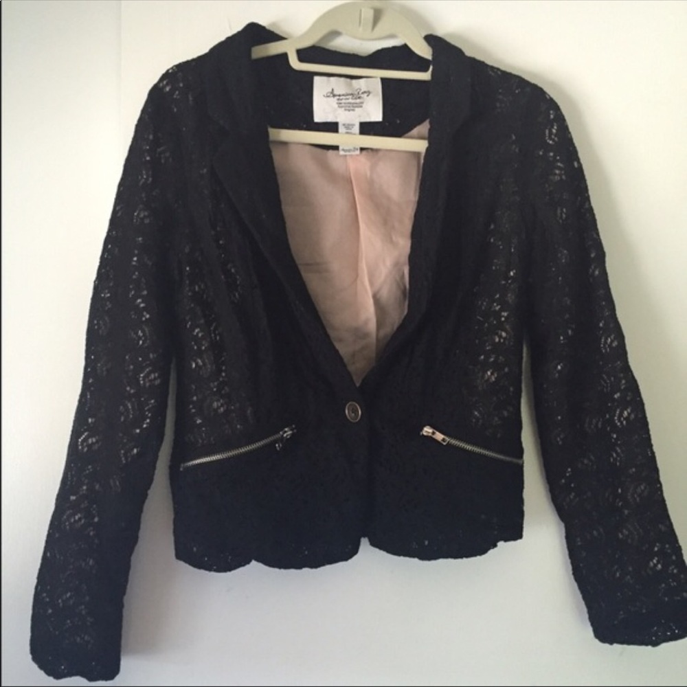 Black lace Blazer