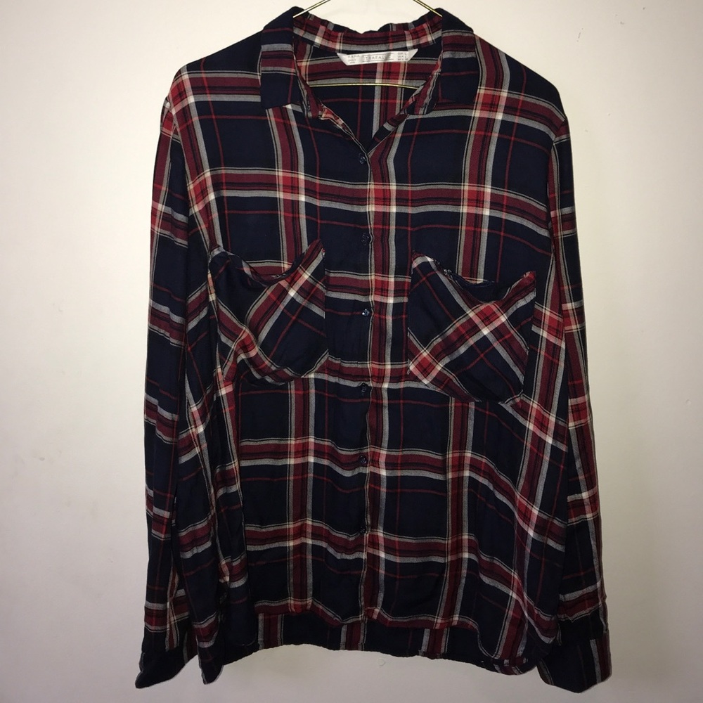 Zara Trafaluc blouse 👚🌸🌺❤️