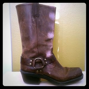 Mossimo leather moto boots