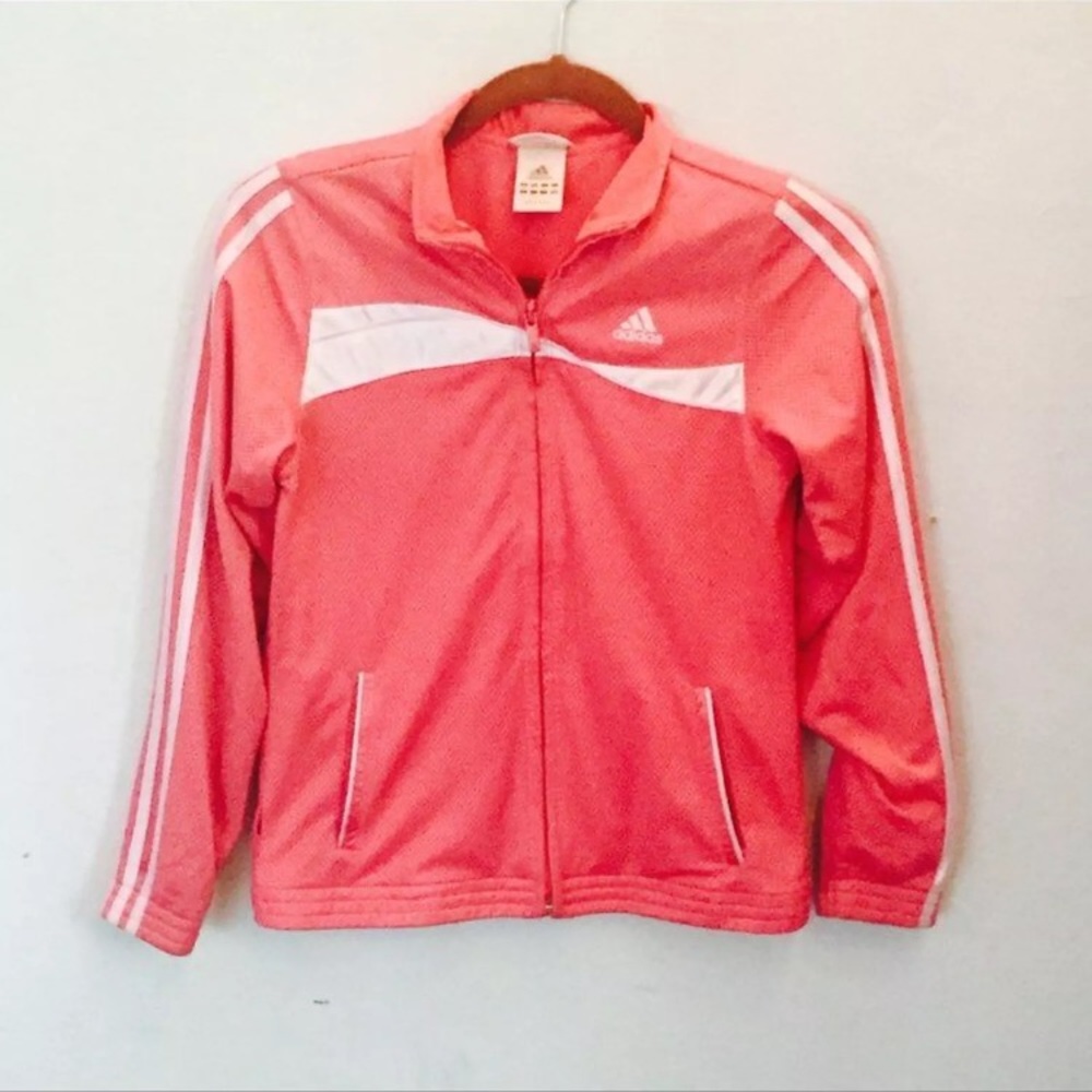 Coral Pink Adidas Jacket