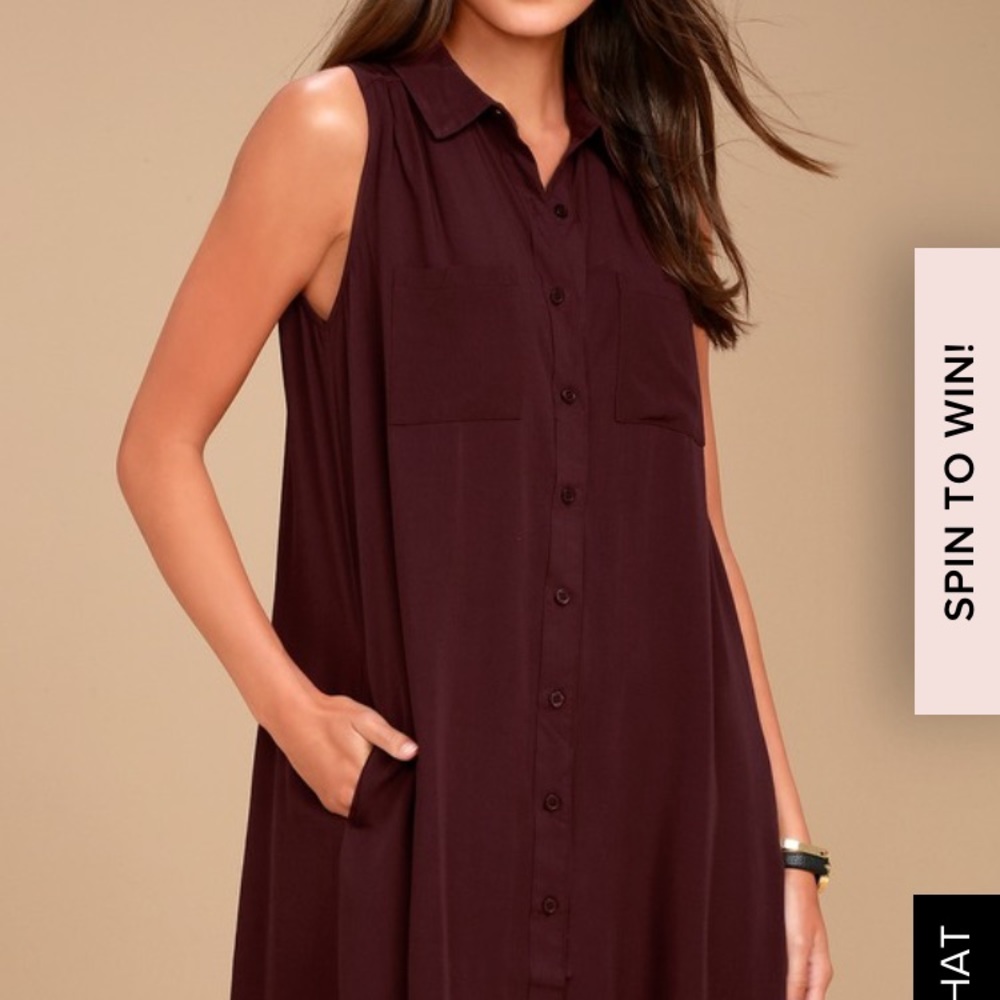 Lulus Plum Purple Sleeveless Dress