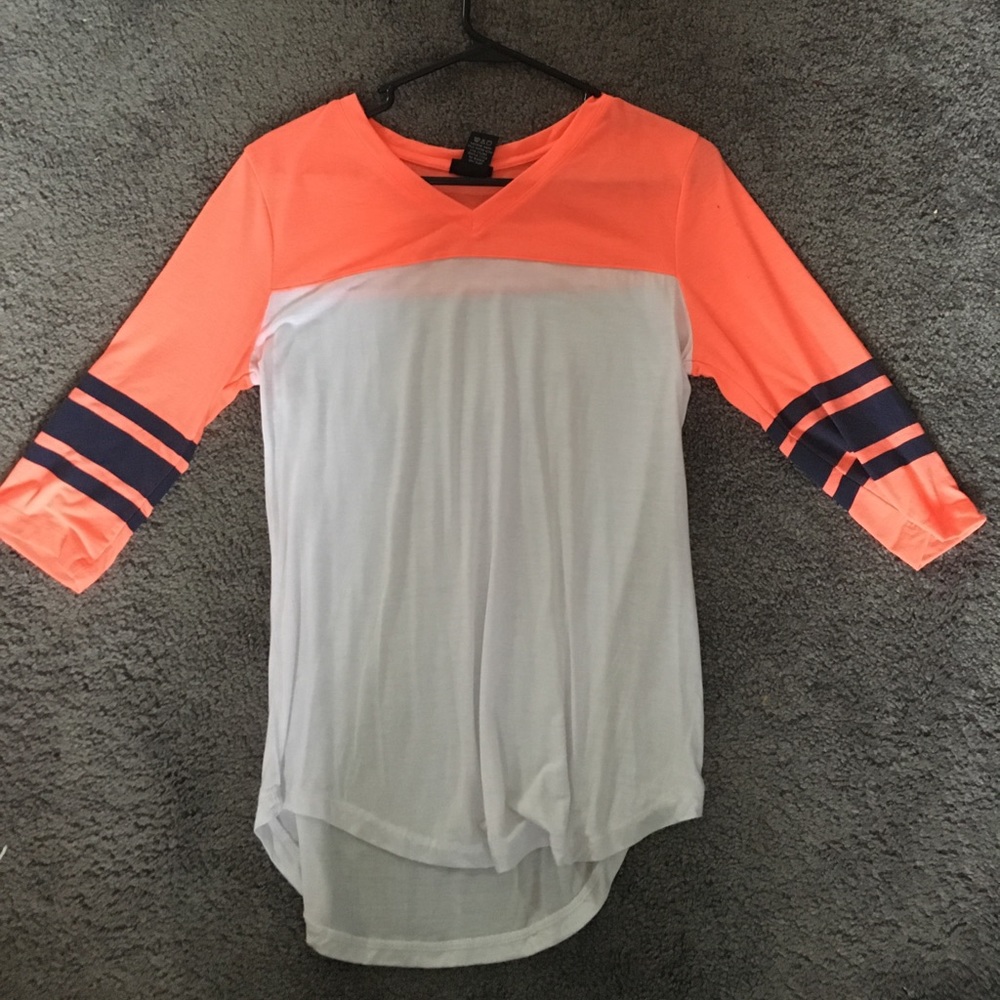 Peach Baseball Tee