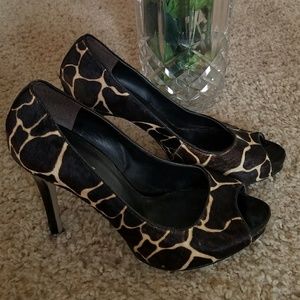 Nine West Cowhide Heels 7.5