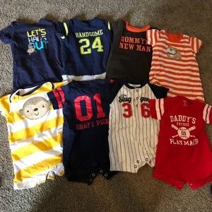 Bundle of boys rompers