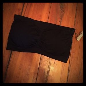 🔴 Black Bandeau with padding. TJ-Maxx. NWT