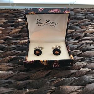 NWOT!! Vera Bradley for Baekgaard cufflinks