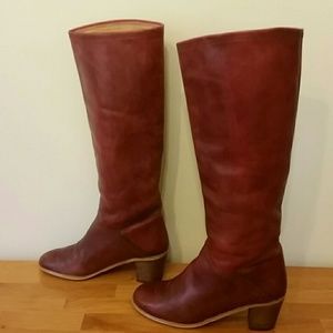 Leather Fall Boots / Boho/ Hippy / Vintage Boots