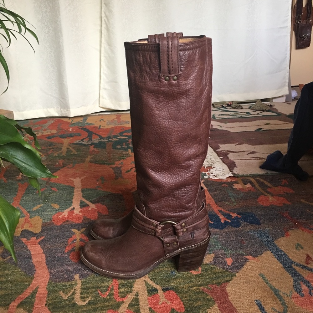 Frye Carmen Harness Boots