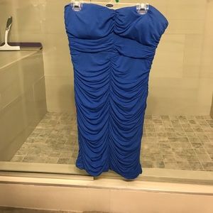 Blue and Black Dress