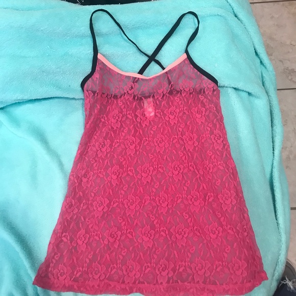 🌻10 for $20 NWOT Floral Lace Strappy Sleep Tank - Picture 2 of 5