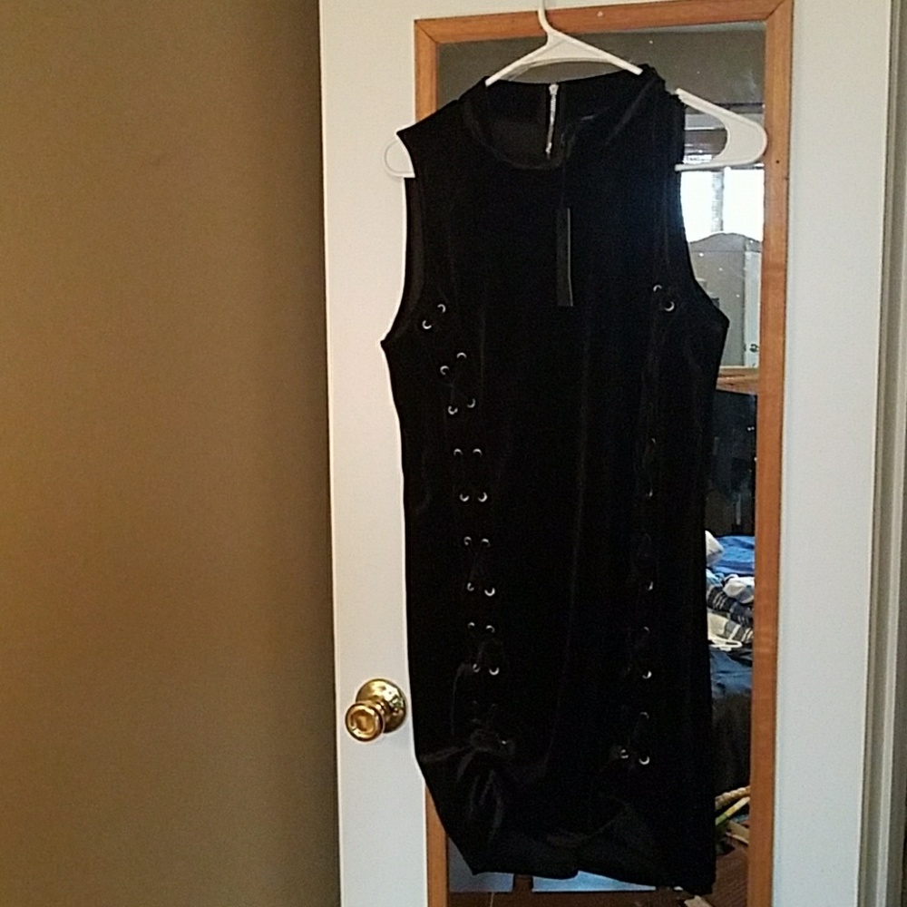Rocker black dress