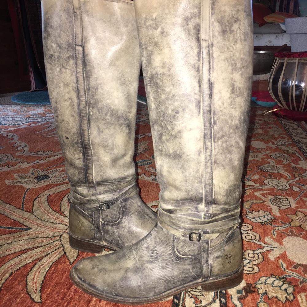Frye Shirley Riding Plate Boots