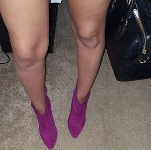 Aldo Fuschia Pink booties