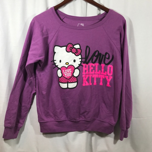 Hello Kitty Tops - Hello Kitty Love You Sweatshirt