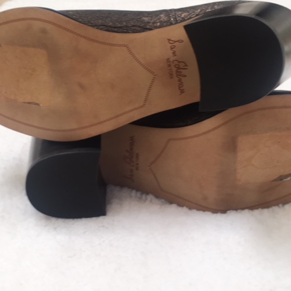 Sam Edelman Justin Bronze Metallic Boot - Picture 5 of 5