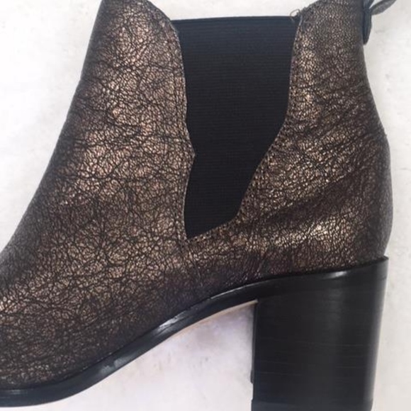 Sam Edelman Justin Bronze Metallic Boot - Picture 4 of 5