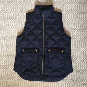 Petite J. Crew excursion quilted down vest