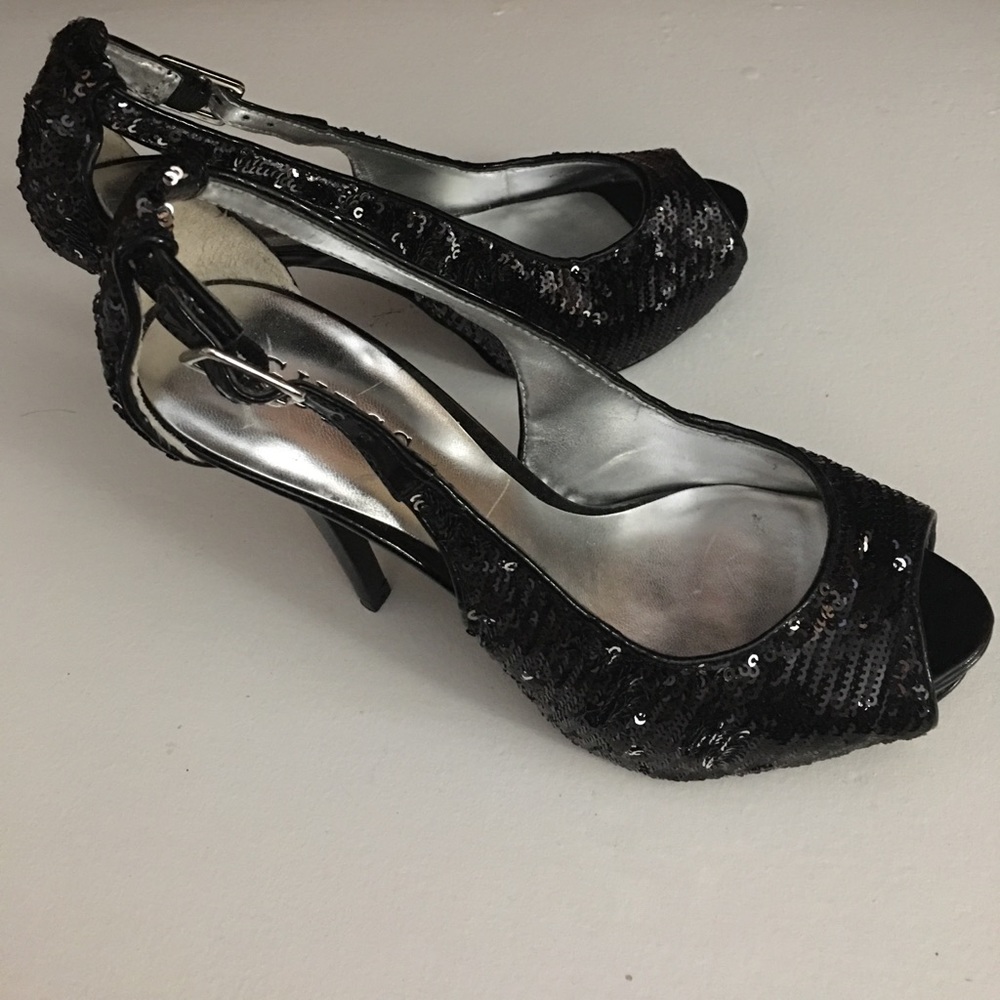 guess sequin heels!