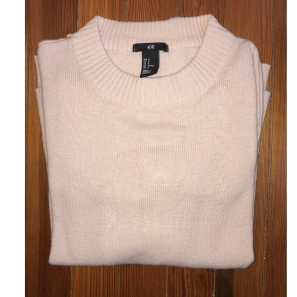 Baby Pink Wool Blend Sweater - Picture 1 of 6