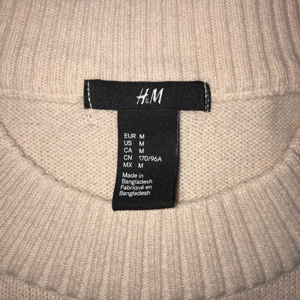 Baby Pink Wool Blend Sweater - Picture 3 of 6