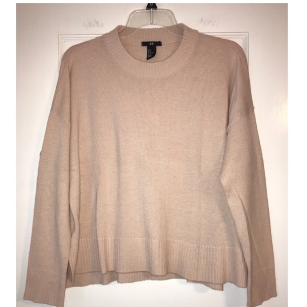 Baby Pink Wool Blend Sweater - Picture 5 of 6