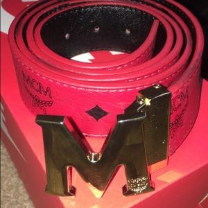 Red MCM belt