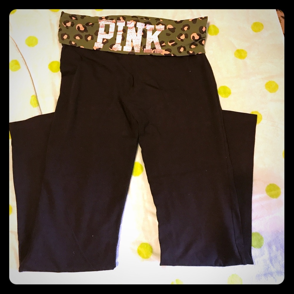 Victoria secret pink legging boot yoga pants large