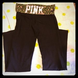 Victoria secret pink legging boot yoga pants large