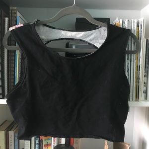 Black Crop Top