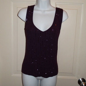 Purple Sparkles & Sequins Party Shirt